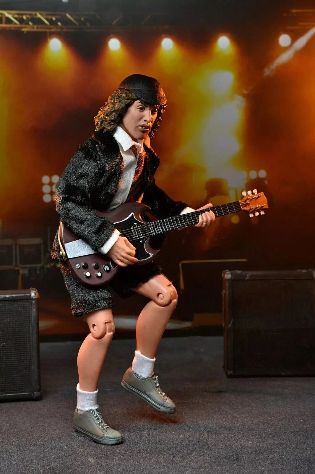 NECA AC/DC Angus Young Highway to Hell 8 Inch Clothed Action Figure