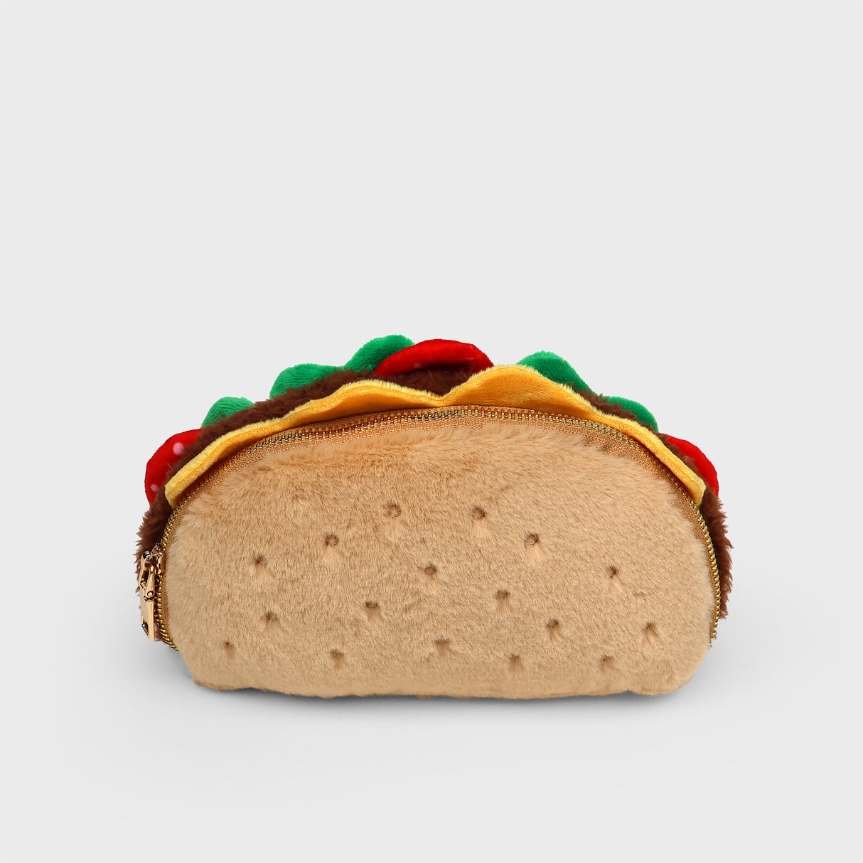 PLUSH TACO ZIP POUCH