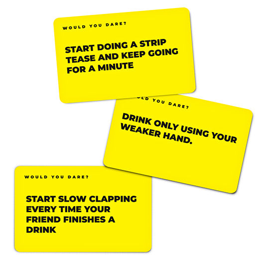 Would You Dare Card Game