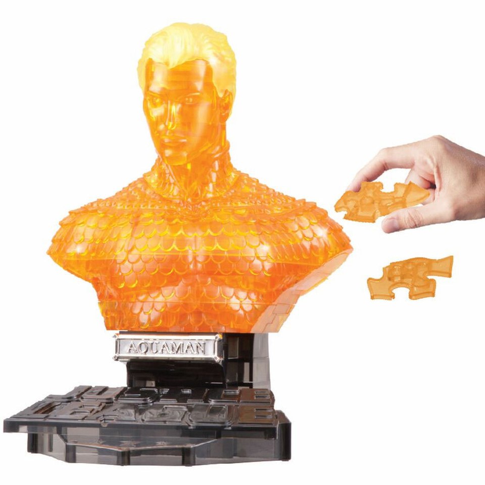DC Comics Aquaman Clear 72 Piece 3D Jigsaw Puzzle
