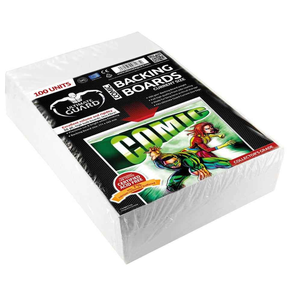 Ultimate Guard Comic Backing Boards (100) - Current Size
