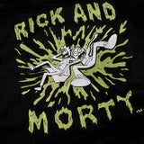 Rick and Morty Pickle Rick Hoodless Mens Bathrobe
