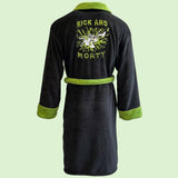 Rick and Morty Pickle Rick Hoodless Mens Bathrobe