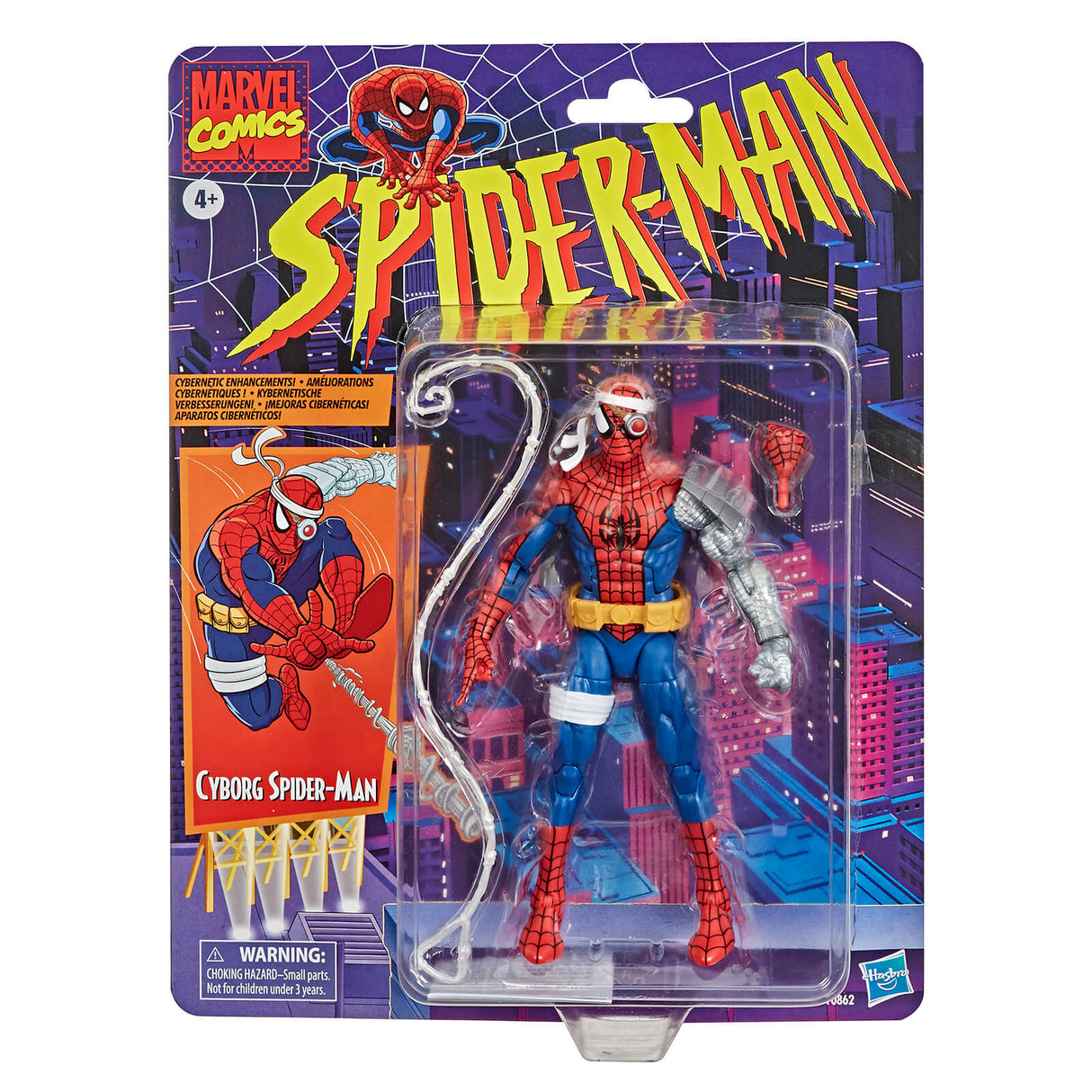 Spider-Man Marvel Retro Collection Action Figure Cyborg Spider-Man 15 cm