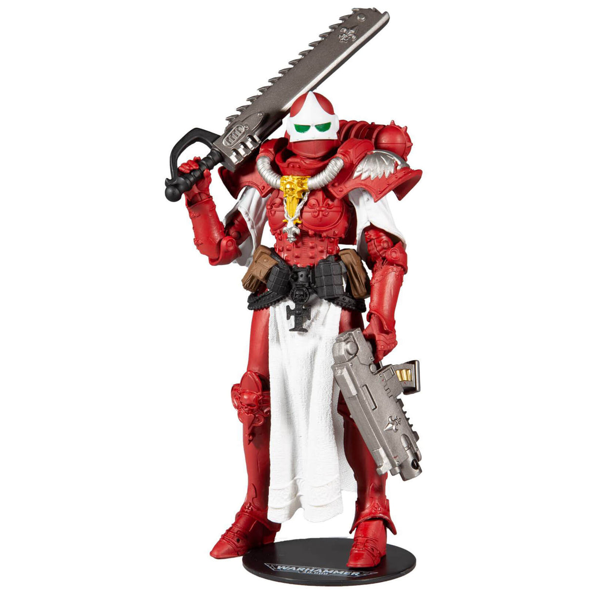 McFarlane Warhammer 40K Adepta Sororitas Battle Sister (Order Of The Bloody Rose) 7 Inch Action Figure