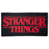 Stranger Things Logo Beach Towel