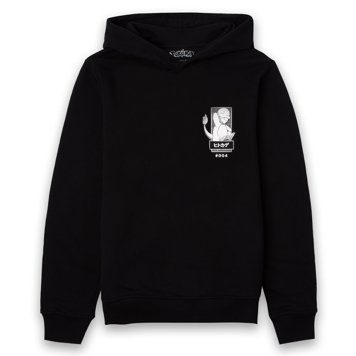 Pokémon Charmander Manga Hoodie - Black