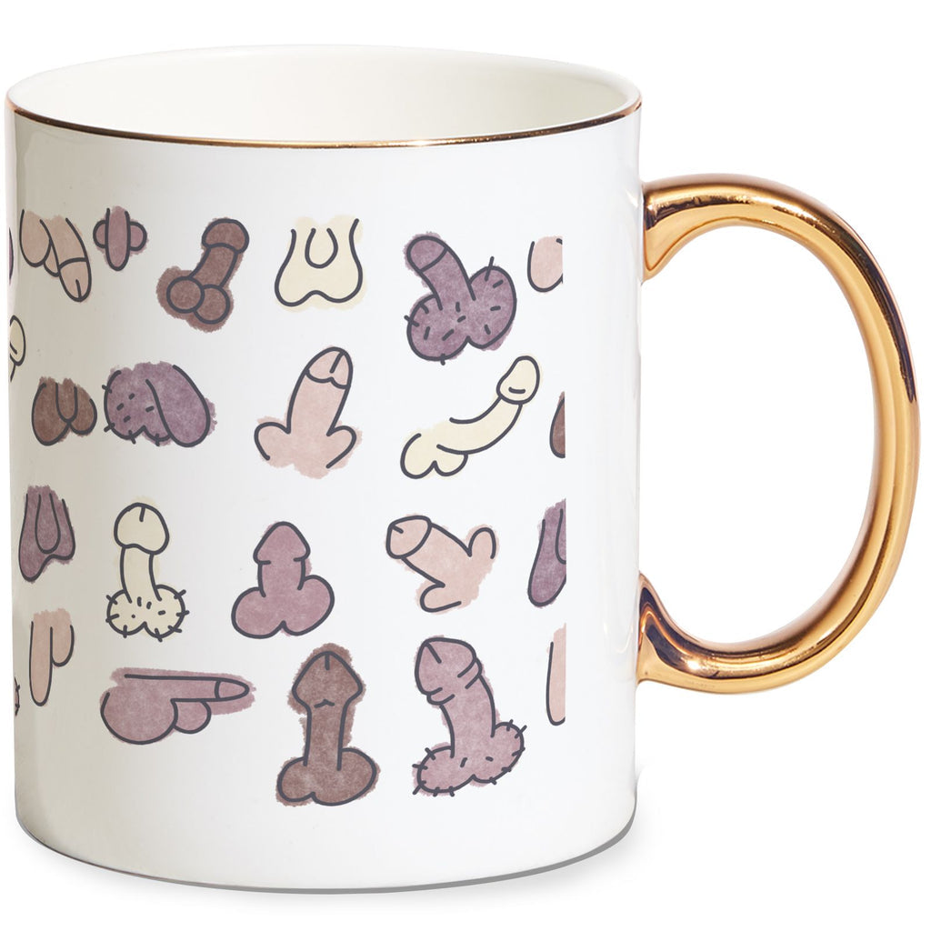 Noodle Spoldges Mug - Gold