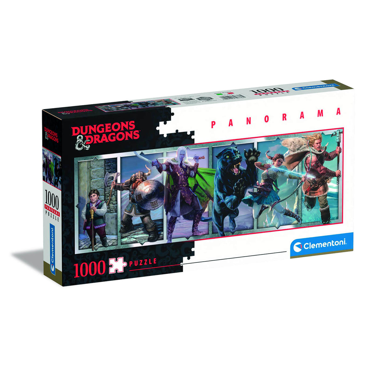 Clementoni Dungeons & Dragons 1000 Piece Panorama Jigsaw Puzzle