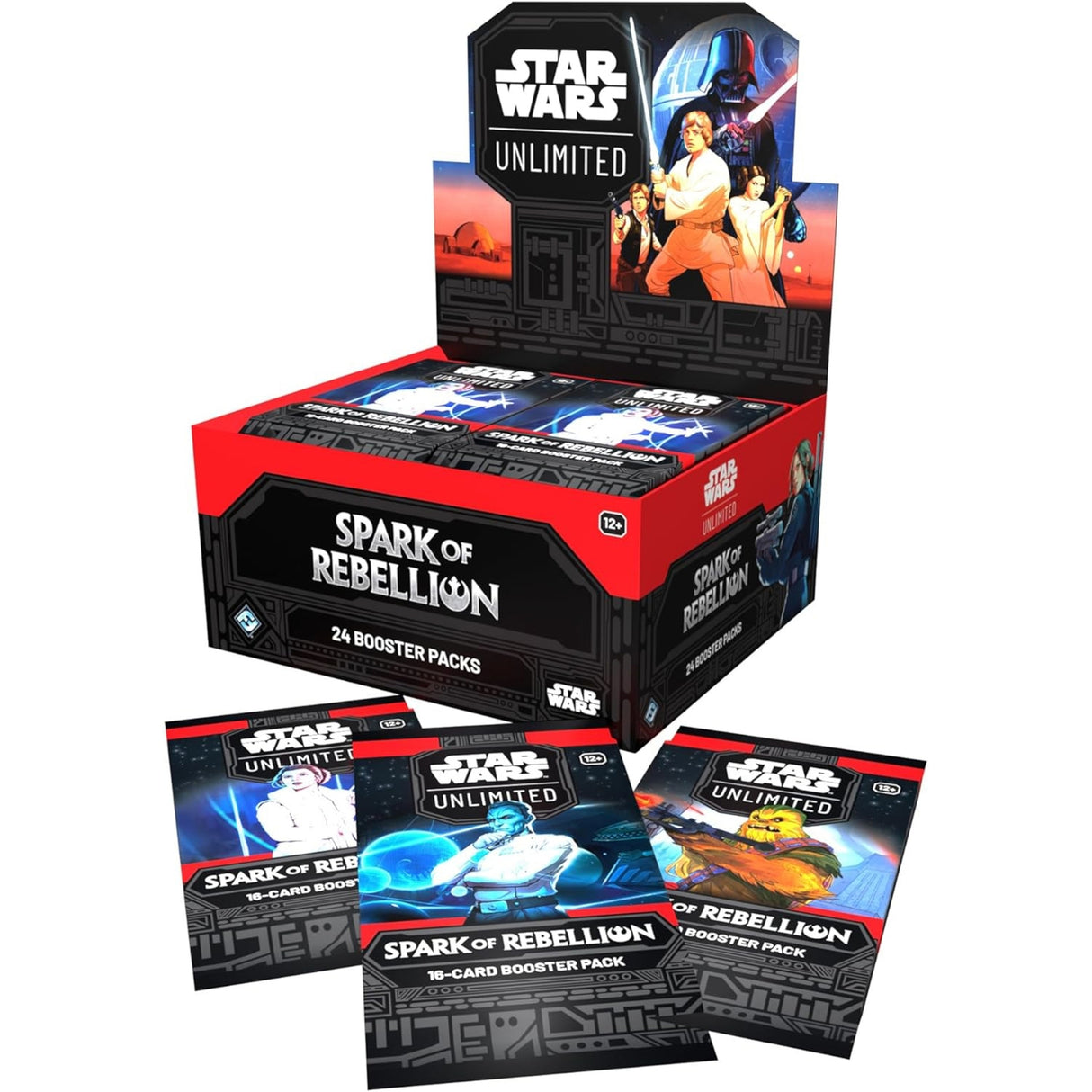 Star Wars Unlimited Spark of Rebellion Booster Display CDU (24 packs)