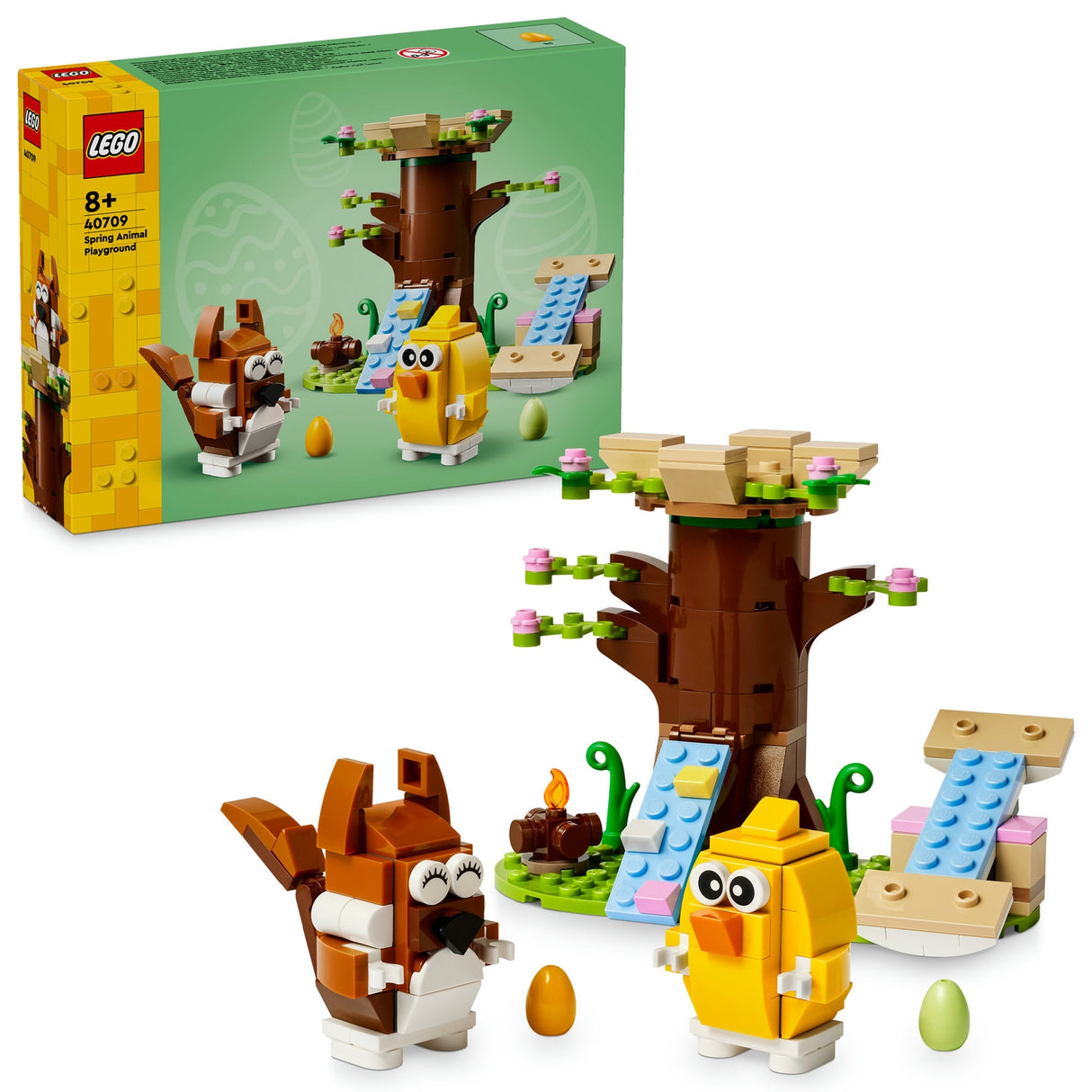 LEGO Spring Animal Playground Playset with Bird and Squirrel Toys 40709