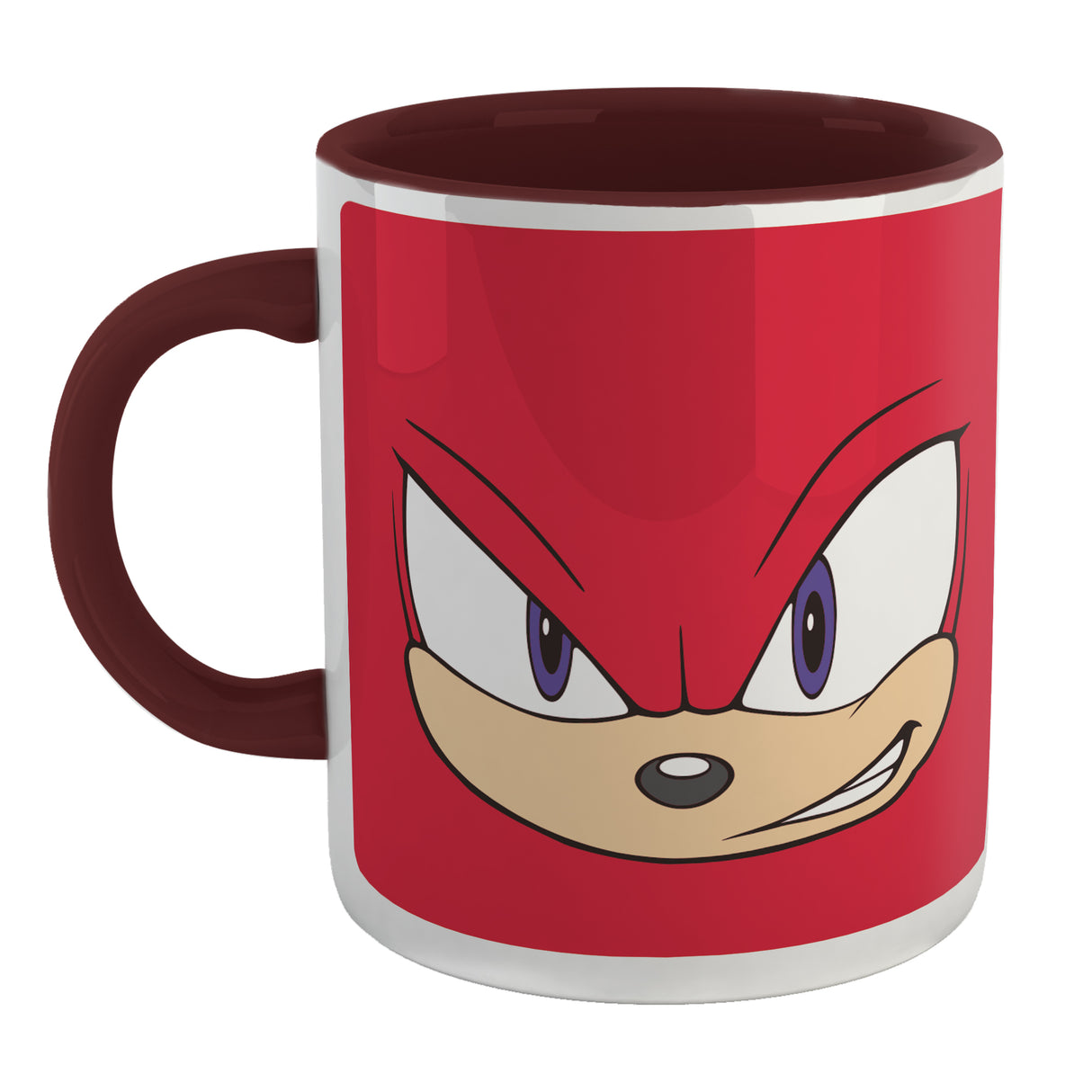 Sonic The Hedgehog Knuckles Face Mug
