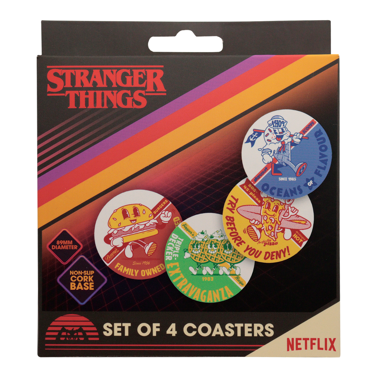 Stranger Things Coaster 4-Pack