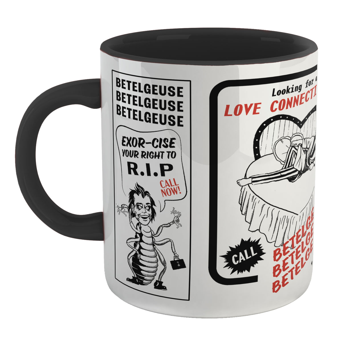 Beetlejuice Sandworm Instructional Mug