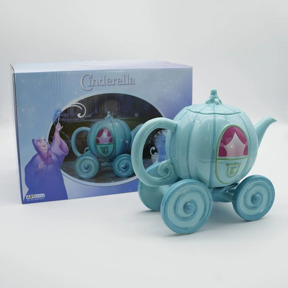 Disney Cinderella Carriage Ceramic Premium Teapot