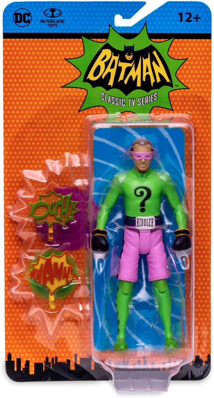 DC RETRO 6IN WV3 - BATMAN 66 - RIDDLER BOXING