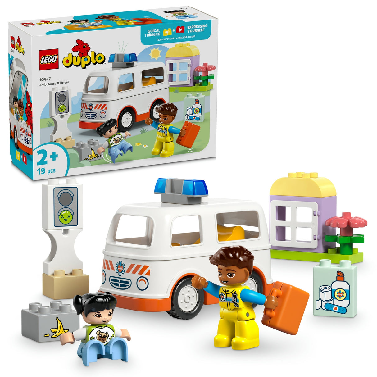 LEGO DUPLO Ambulance  Driver Toddler Learning Toys 10447