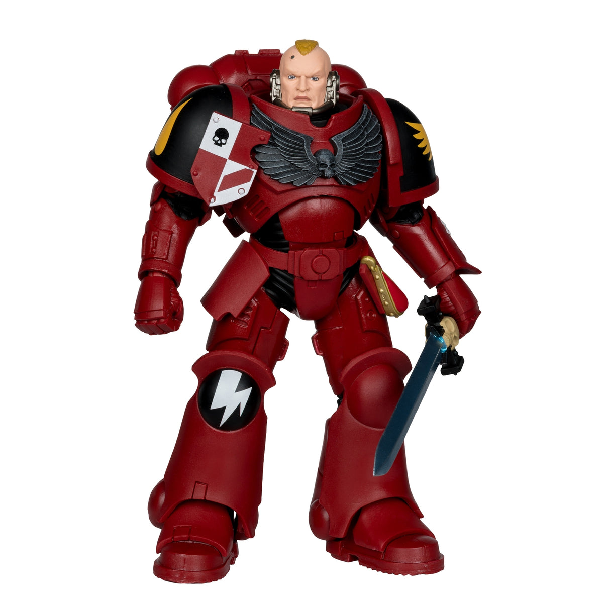 McFarlane Warhammer 40k Wave 11 Primaris Space Marine Blood Angel Assault Intercessor Sergeant Action Figure (7)