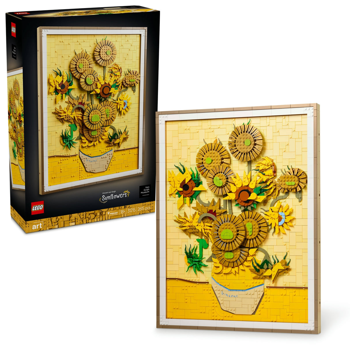 LEGO Art Vincent van Gogh  Sunflowers Building Set 31215