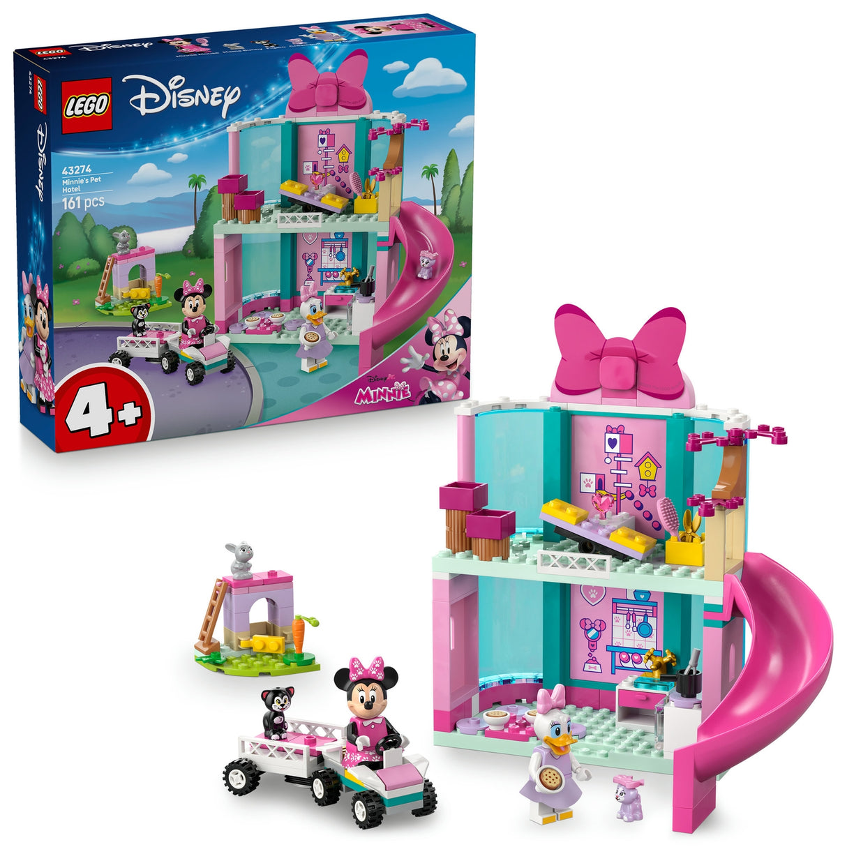 LEGO  Disney Minnies Pet Hotel Building Toy 43274