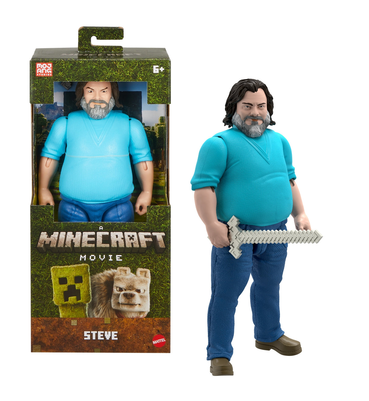 A Minecraft Movie Action Figure Large Steve