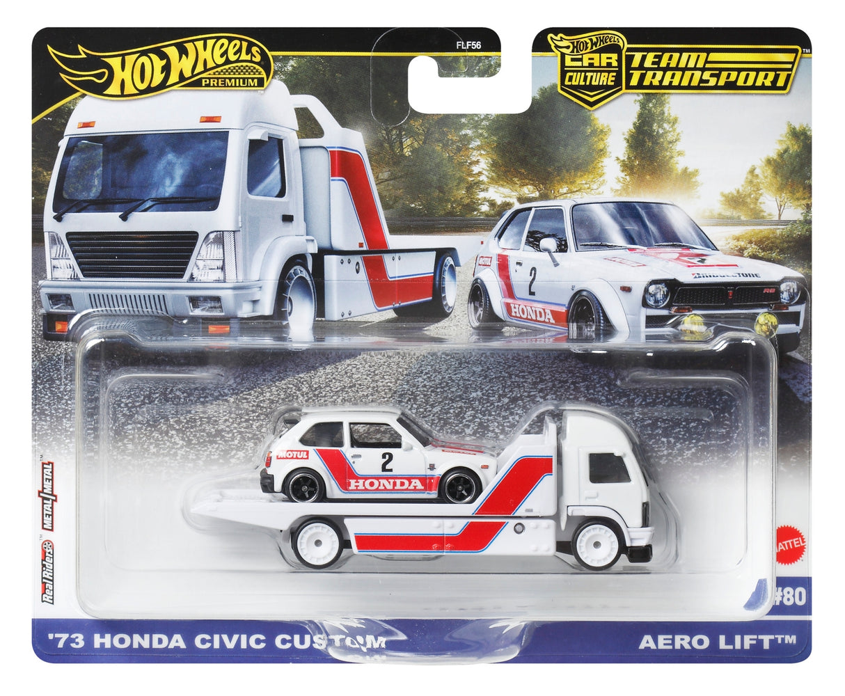 Hot Wheels Premium Team Transport Mix 3 73 Honda Civic Custom