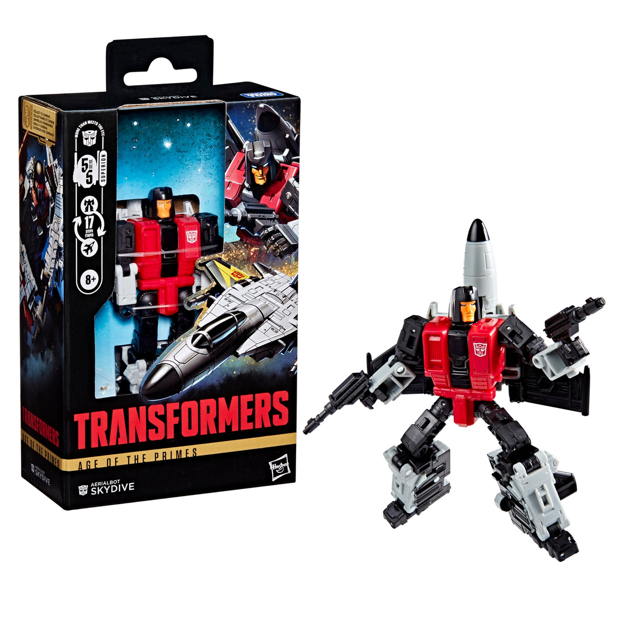 Hasbro Transformers Toys Age of the Primes Aerialbot Skydive 55 Action Figure 8
