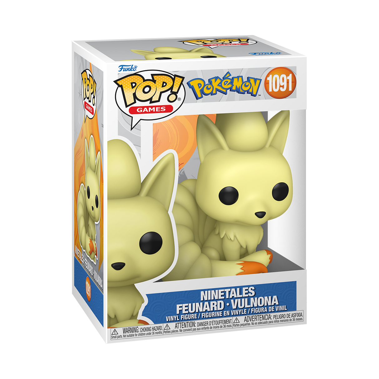 Pokemon POP! Games Vinyl Figure Ninetales 9 cm
