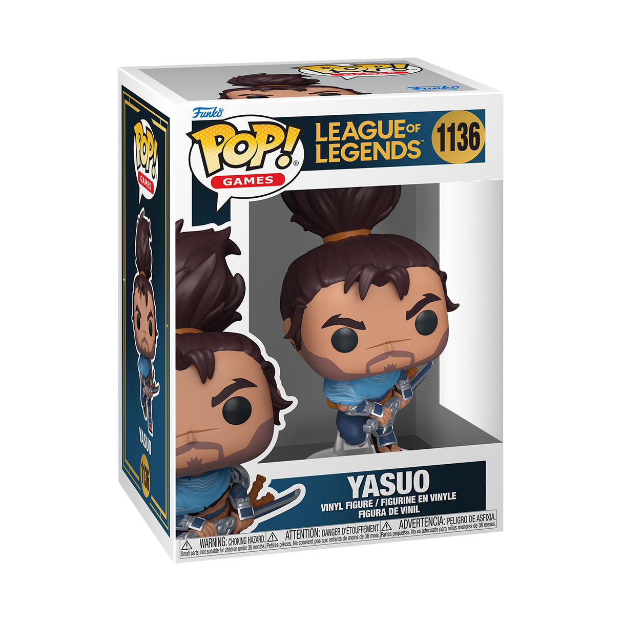 League of Legends POP! Buddy Games Vinyl Figure Yasuo 9 cm