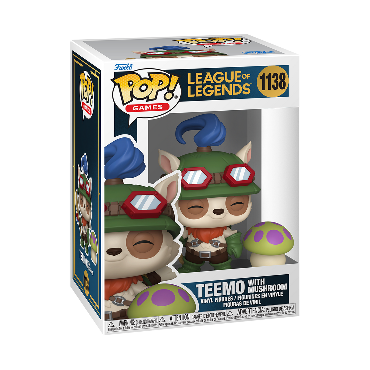 League of Legends POP! Buddy Games Vinyl Figure Teemo w/Shroom 9 cm