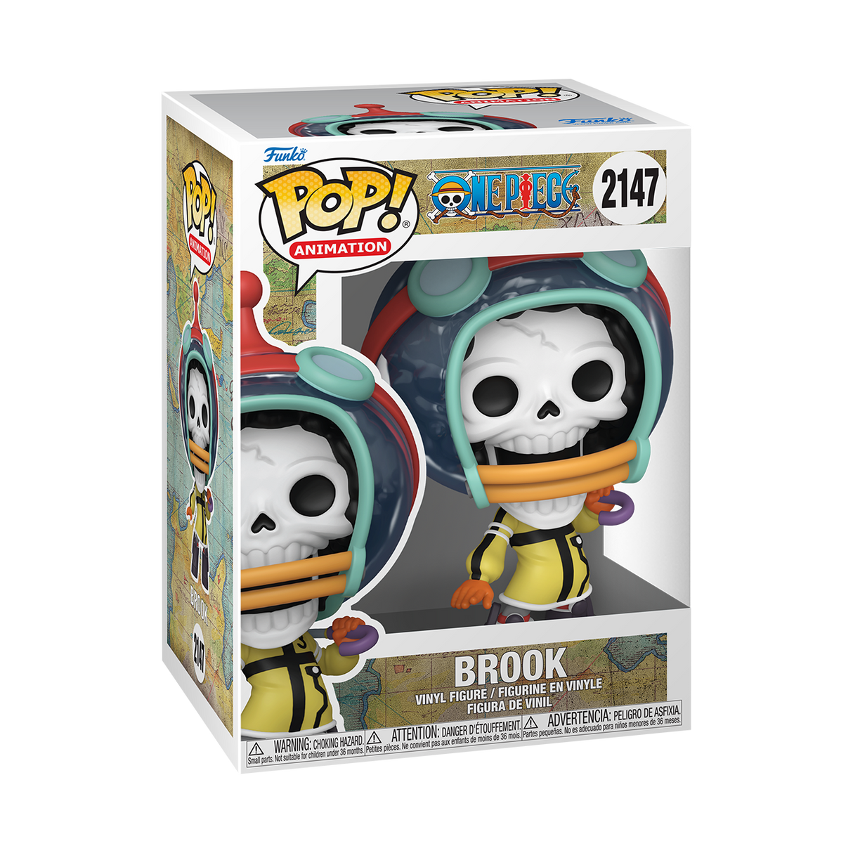 One Piece POP! Animation Figure Brook (Egg) 9 cm
