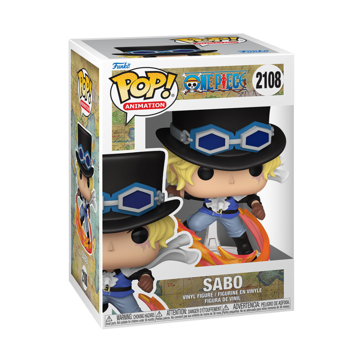 One Piece Sabo POP! Vinyl Animation Figure 9 cm | Funko Collectibles