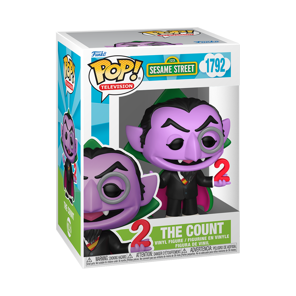 Sesame Street POP! TV Vinyl Figure The Count 9 cm
