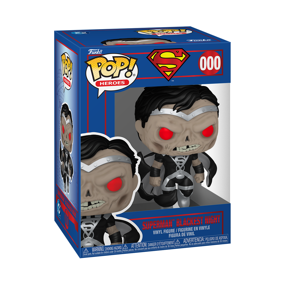 POP Heroes Superman Through the Ages Blackest Night Funko POP Vinyl
