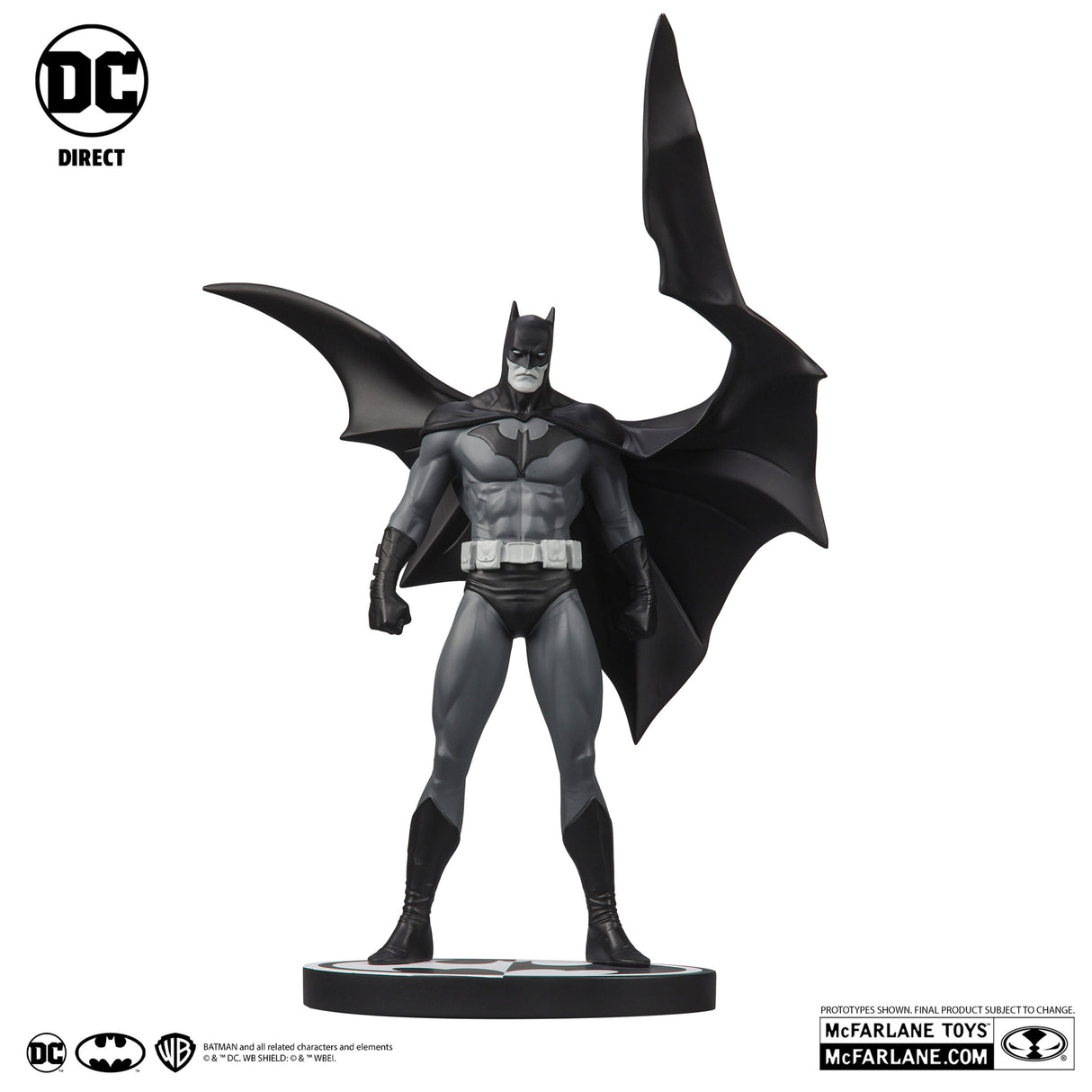 DC Direct  Statue Batman Black & White Batman (by Jorge Jimenez) 27 cm