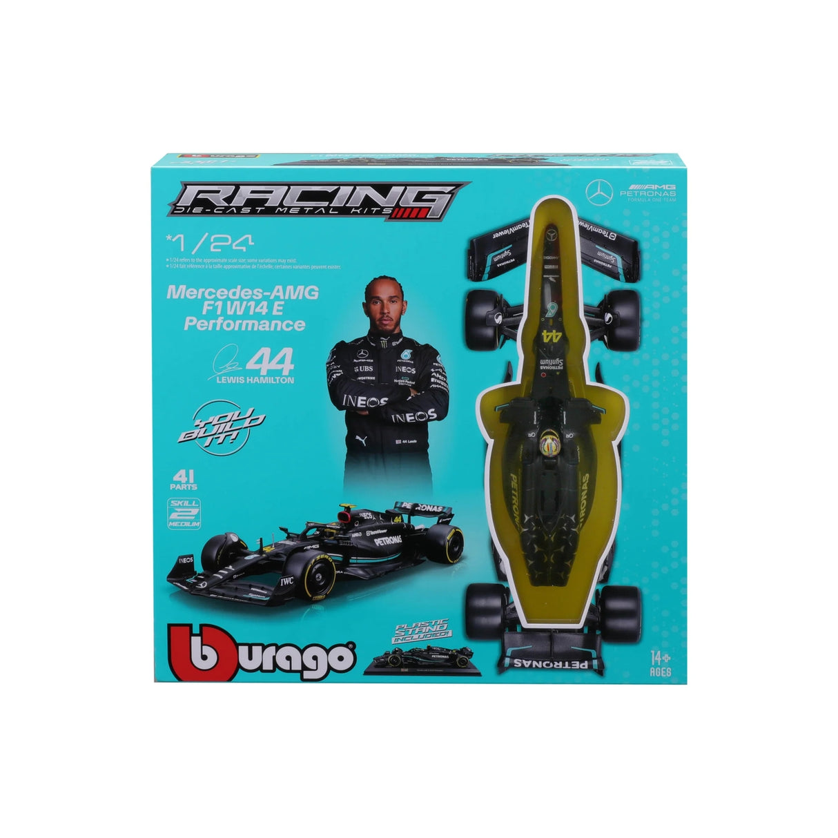 124 F1 MB W14 2023 MODEL KIT HAMILTON