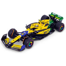 Bburago F1 Mclaren MCL38 2024 Norris Senna Livery 1:43 Scale Collectible Model