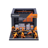1:43 F1 MCLAREN MCL38 2024 PIT PASS DIORAMA NORRIS