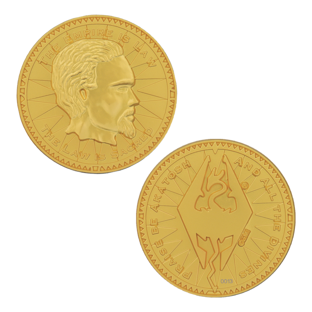 The Elder Scrolls Septim Coin  Misty Gold Edition