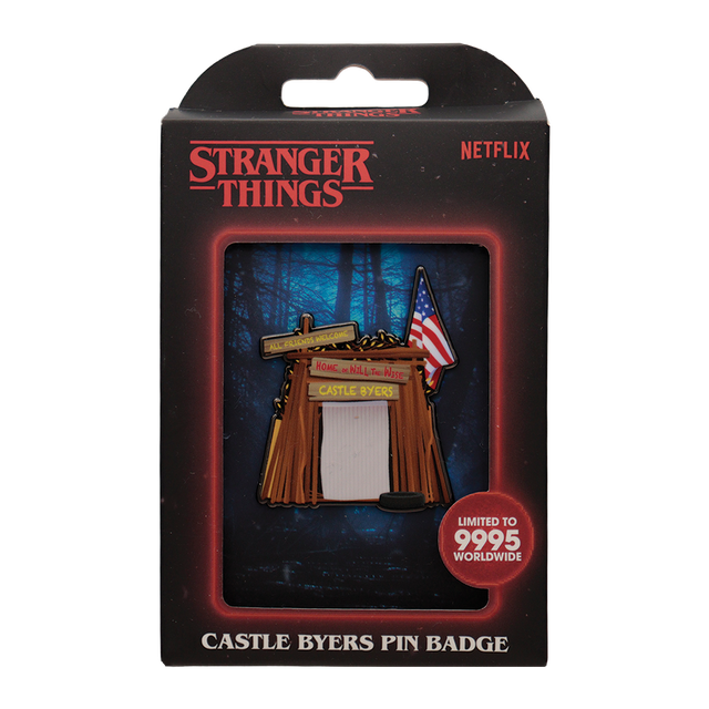 Stranger Things Pin Badge Castle Byers Limited Edition
