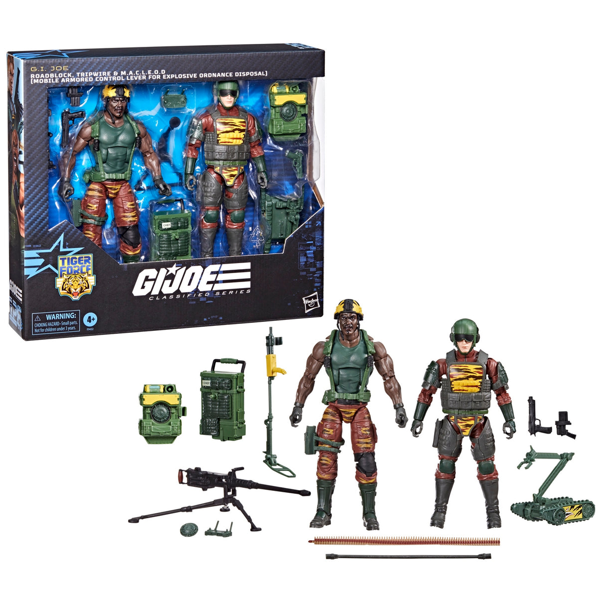GI Joe Classified Series 126 Tiger Force Roadblock Tripwire  MACLEOD 6 Action Figures