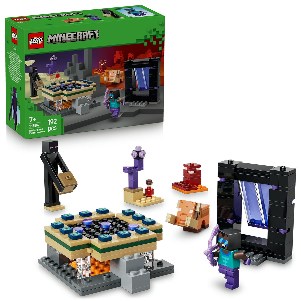 LEGO Minecraft Nether  End Portal Journey Toy 21584
