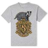 Official Harry Potter Hufflepuff Drawn Crest T-Shirt