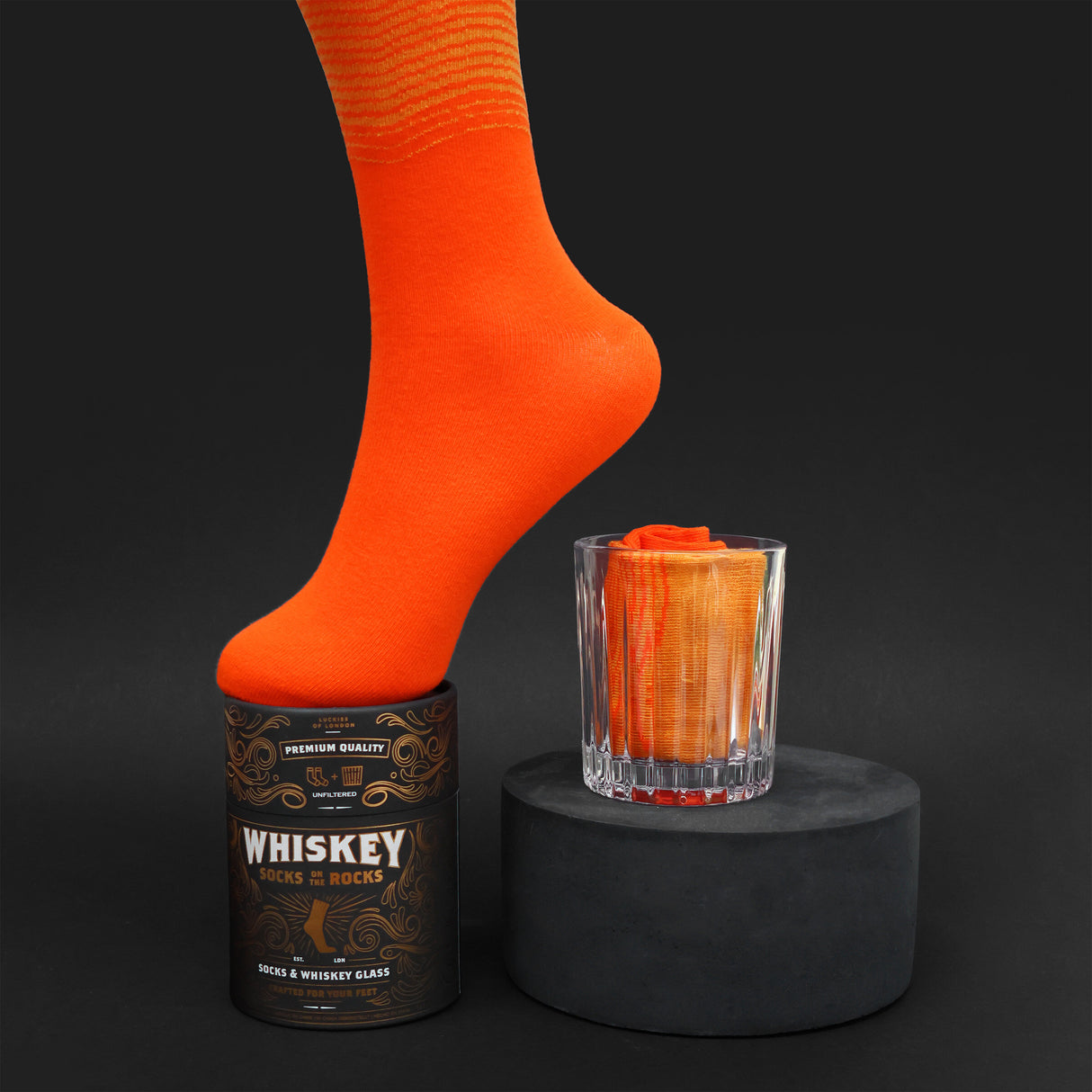 Whiskey Socks on the Rocks