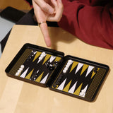 Iron & Glory Game On Travel Backgammon Set Game
