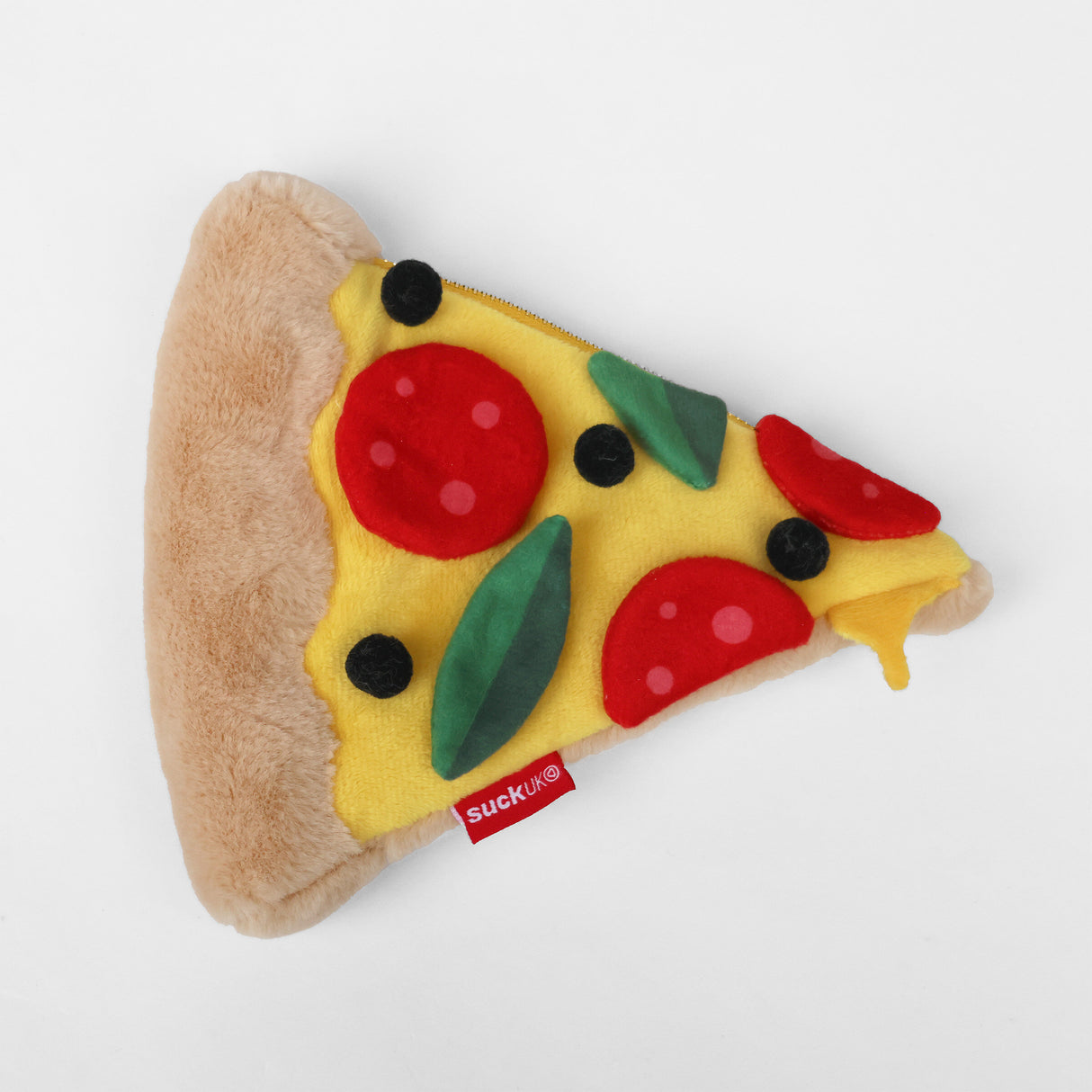 Plush Pizza Zip Pouch