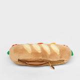 Plush Baguette Zip Pouch