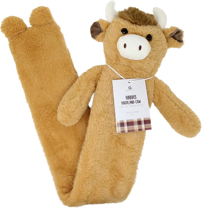 Highland Cow Long Hot Water Bottle