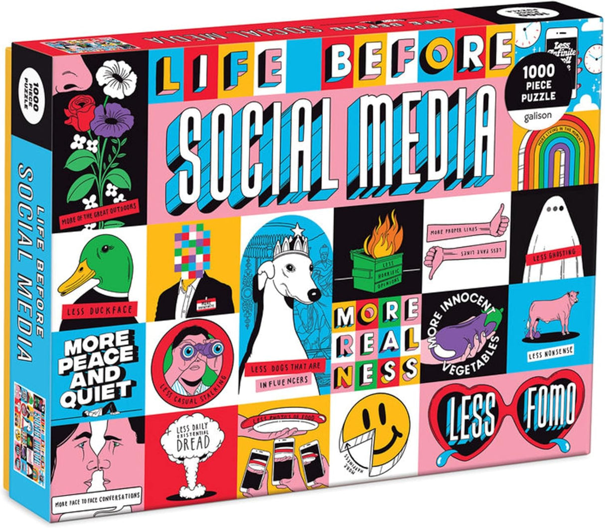 Life Before Social Media Jigsaw Puzzle