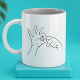 Rude Hand Gesture Mug